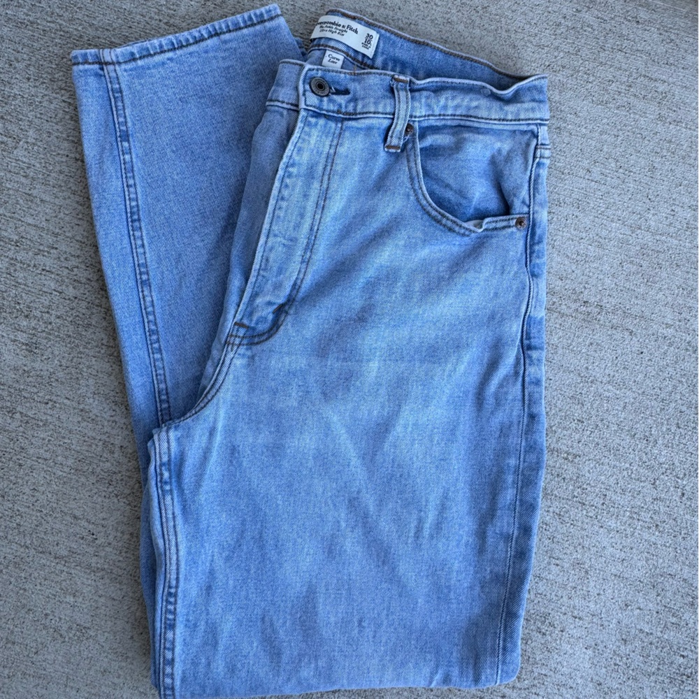 Abercrombie & Fitch Curve Love Light Blue Bootcut Women’s Jeans